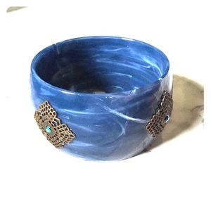 Blue vintage bangle